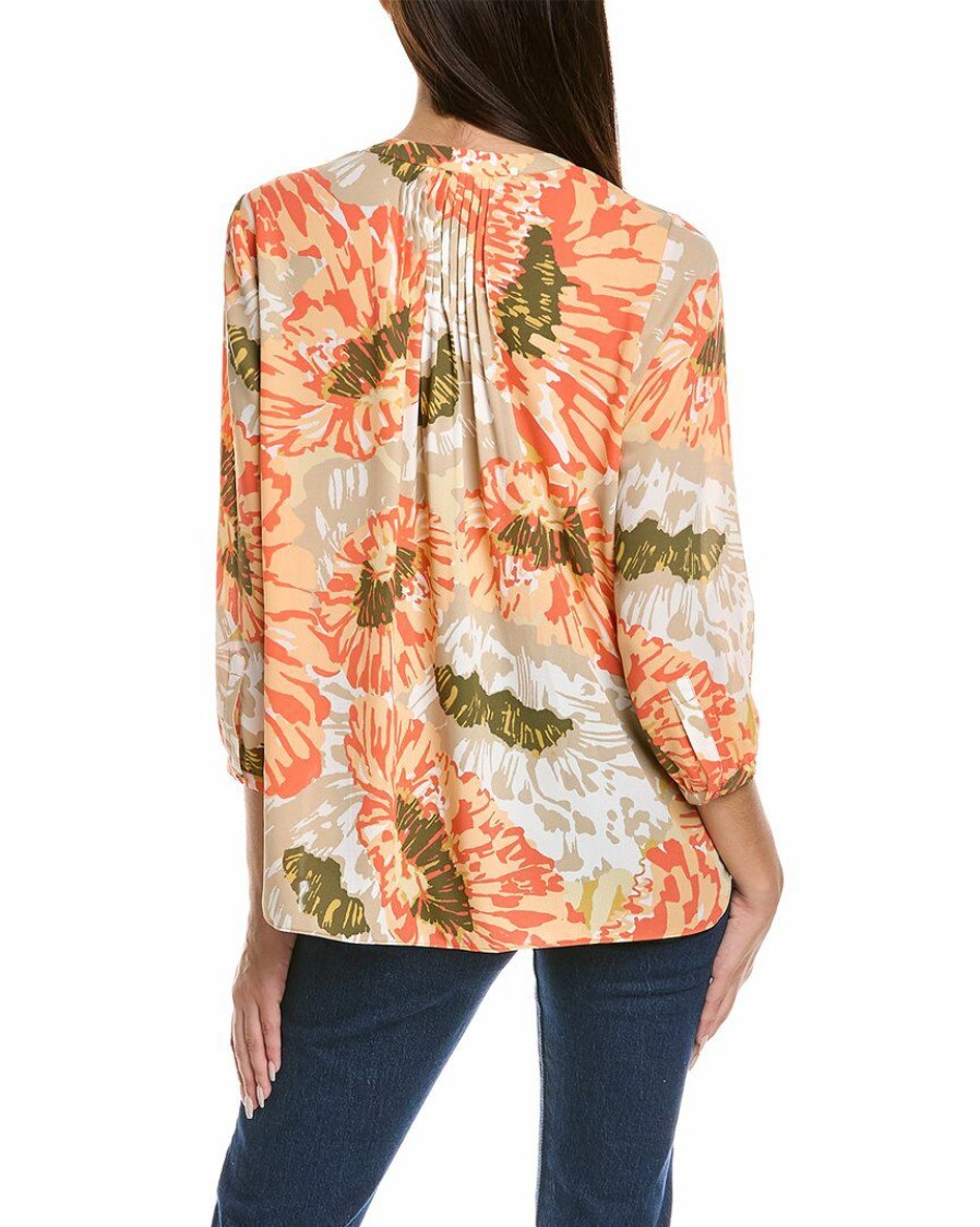 Tops Nydj | Nydj Pintuck Blouse Women Tops