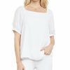 Tops Nydj | Nydj Twist Back Blouse Women Tops