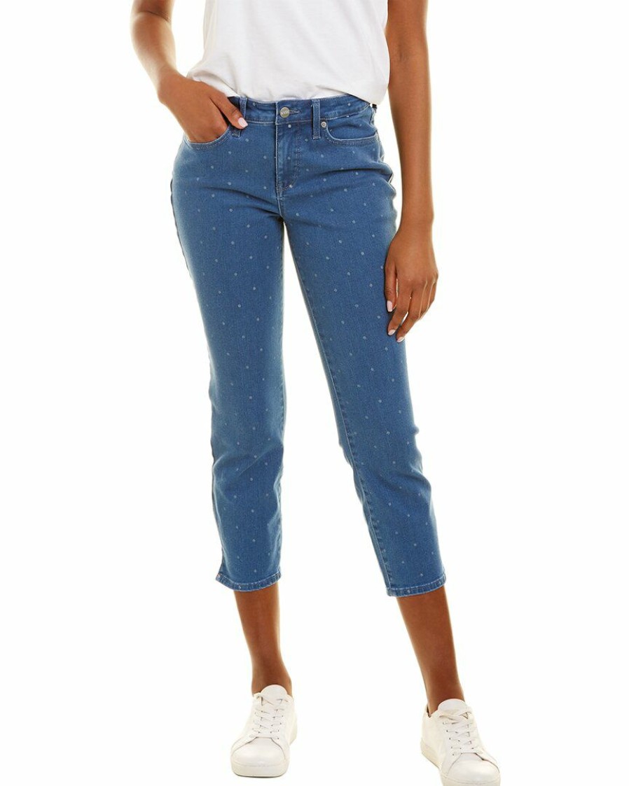 Jeans Nydj | Nydj Curves 360 Slim Straight Ankle Cut Jean Women Jeans