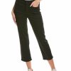 Jeans Nydj | Nydj High-Rise Thigh Shaper Black Rinse Straight Ankle Jean Women Jeans