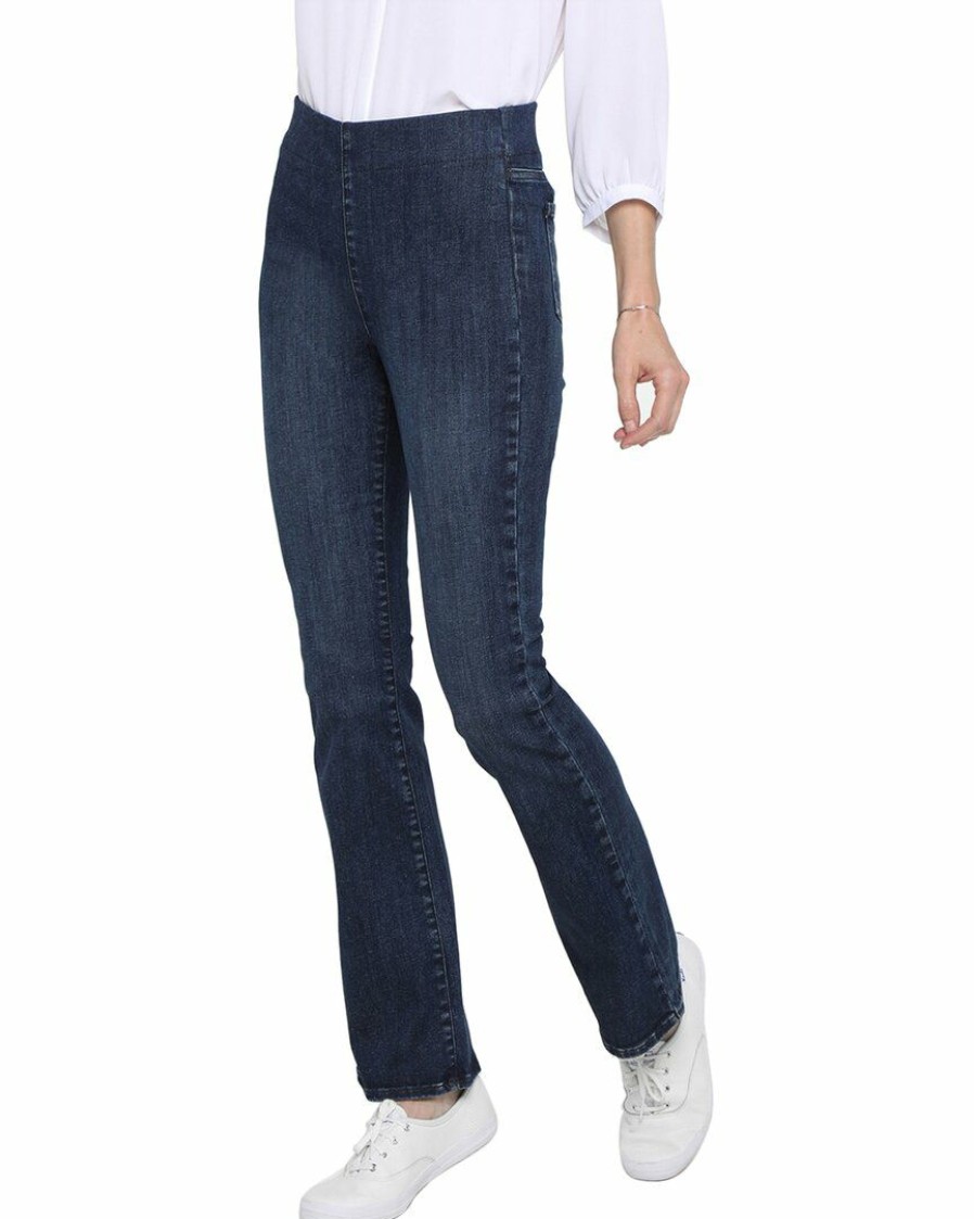 Jeans Nydj | Nydj Pull-On Slim Bootcut Jean Women Jeans