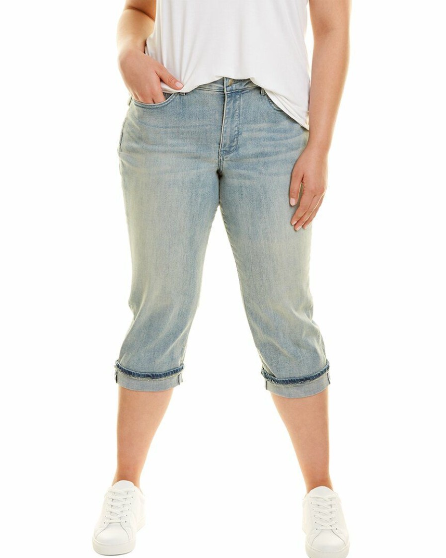 Jeans Nydj | Nydj Plus Marilyn Crop Cuff Jean Women Jeans