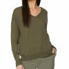 Sweaters & Knits Nydj | Nydj Double V-Neck Linen-Blend Sweater Women Sweaters & Knits