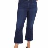 Jeans Nydj | Nydj Plus Fiona Slim Flare Court Ankle Cut Jean Women Jeans