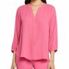 Tops Nydj | Nydj Pintuck Blouse Women Tops