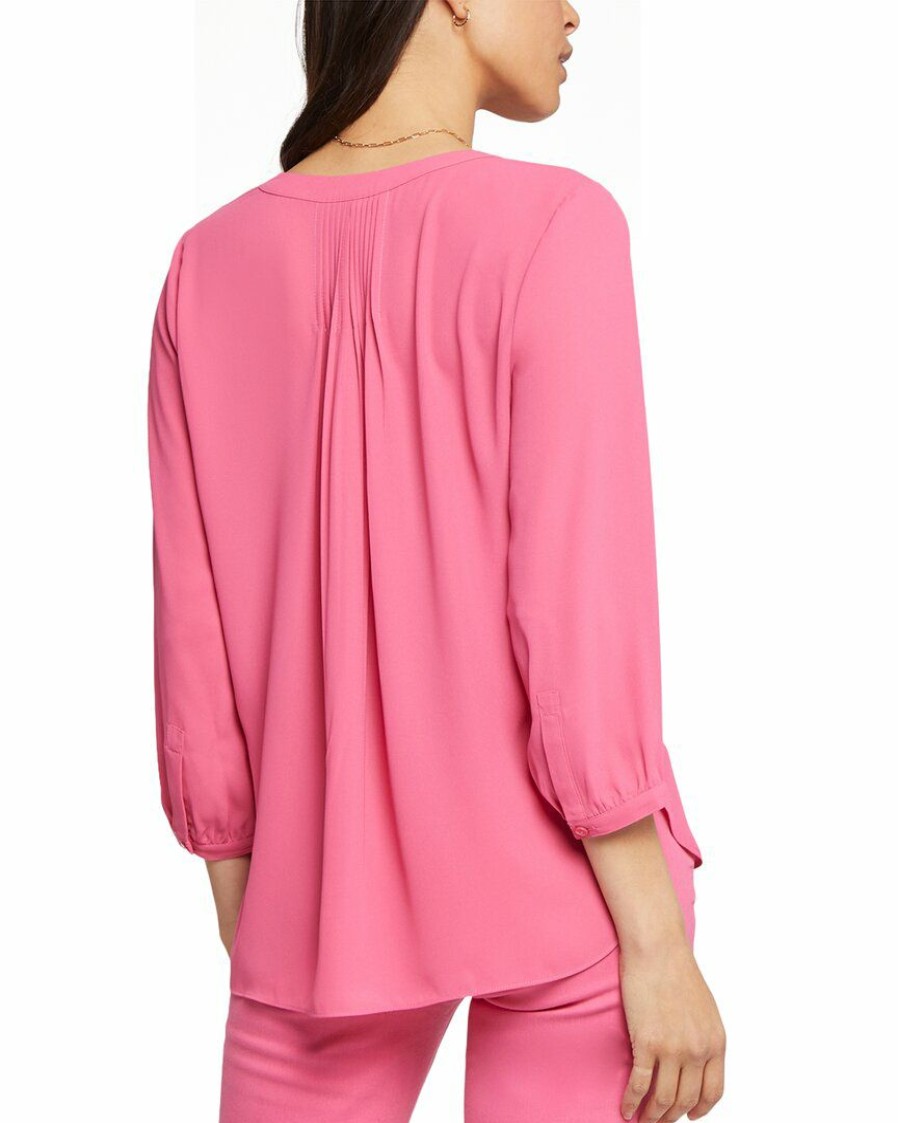 Tops Nydj | Nydj Pintuck Blouse Women Tops