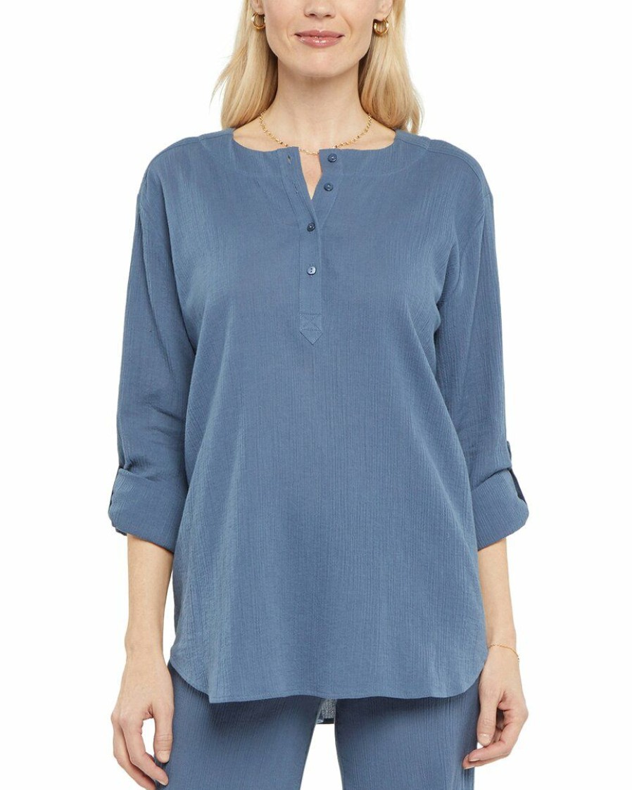 Tops Nydj | Nydj Tunic Blouse Women Tops