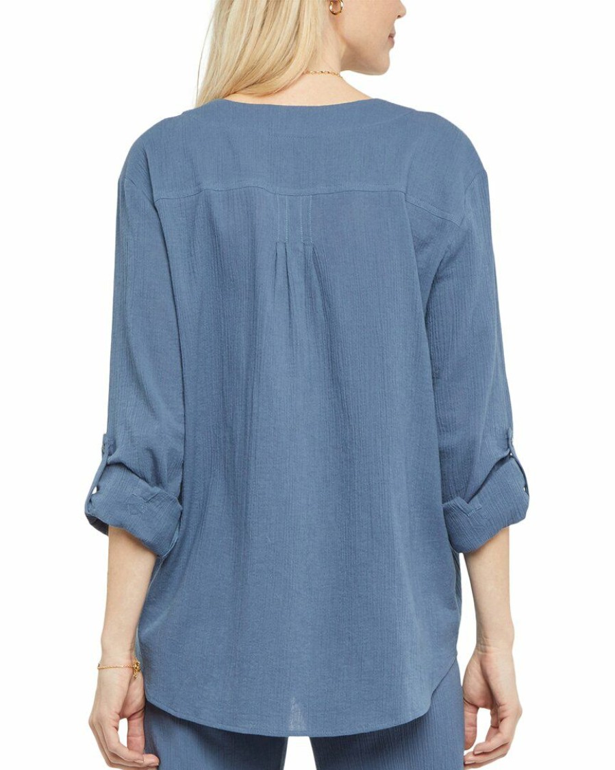 Tops Nydj | Nydj Tunic Blouse Women Tops