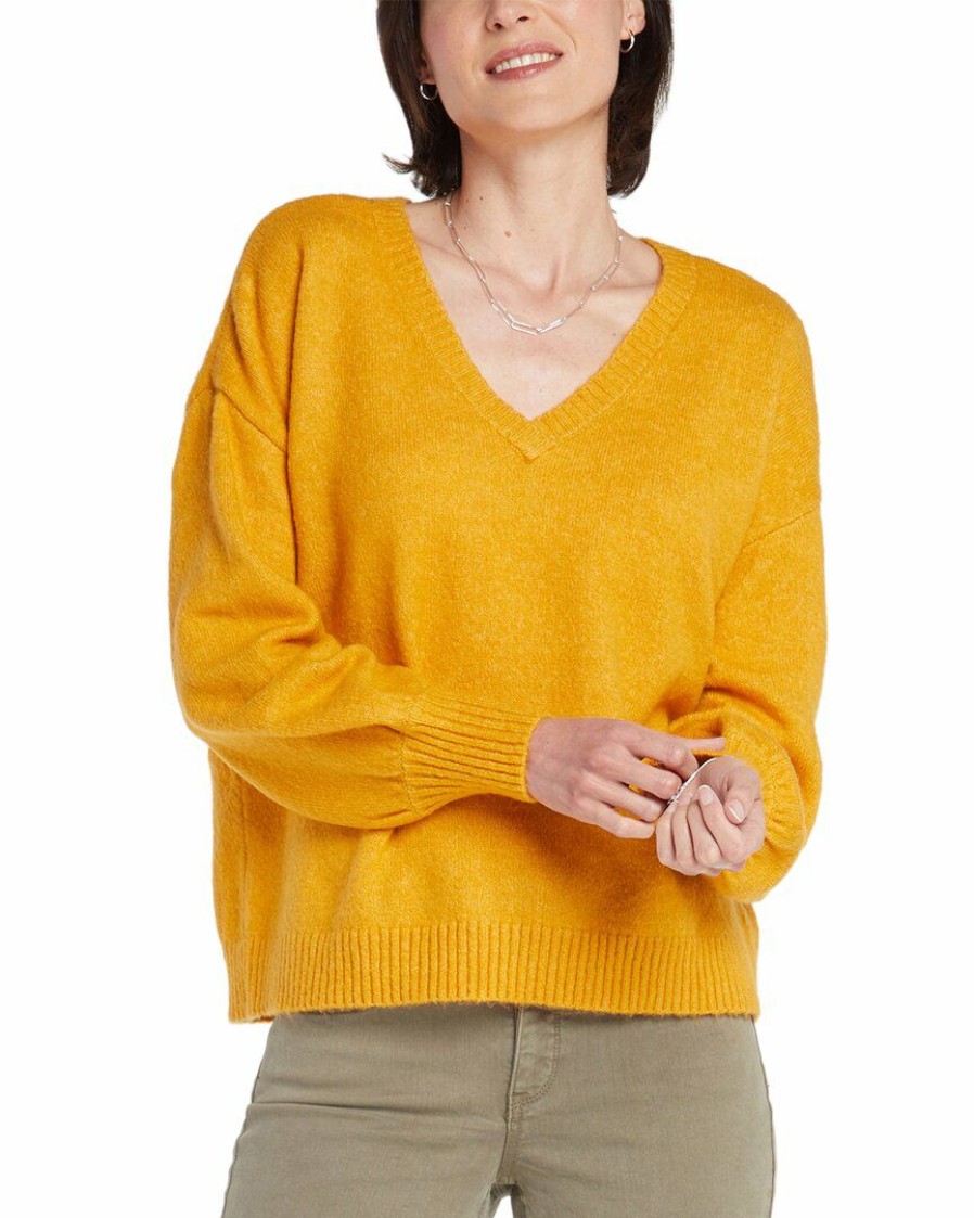 Sweaters & Knits Nydj | Nydj V-Neck Sweater Women Sweaters & Knits