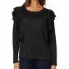 Tops Nydj | Nydj Ruffle Top Women Tops