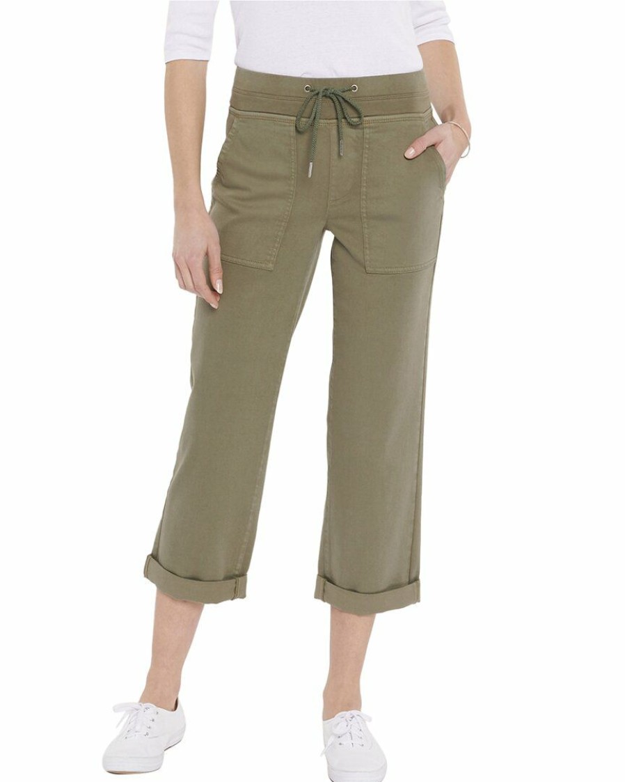 Pants Nydj | Nydj Drawstring Cargo Pant Women Pants