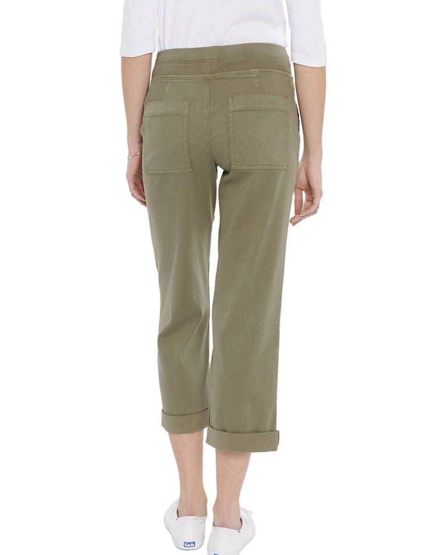 Pants Nydj | Nydj Drawstring Cargo Pant Women Pants