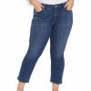 Jeans Nydj | Nydj Plus Marcel Straight Ankle Jean Women Jeans