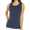 Tops Nydj | Nydj Ribbed Tank Women Tops