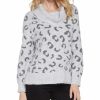 Sweaters & Knits Nydj | Nydj Leopard Turtleneck Sweater Women Sweaters & Knits