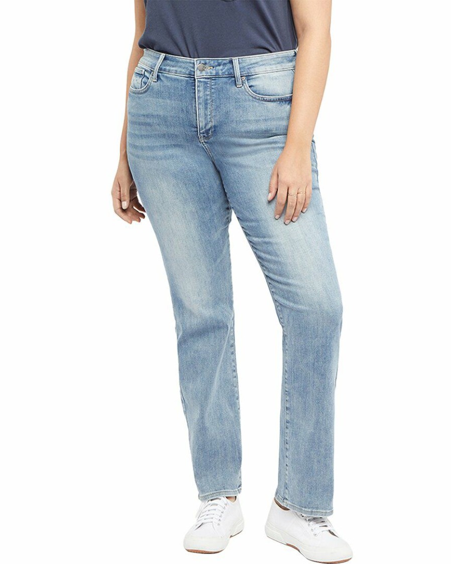 Jeans Nydj | Nydj Plus Marilyn Straight Leg Jean Women Jeans