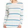 Sweaters & Knits Nydj | Nydj Striped Silk-Blend Sweater Women Sweaters & Knits