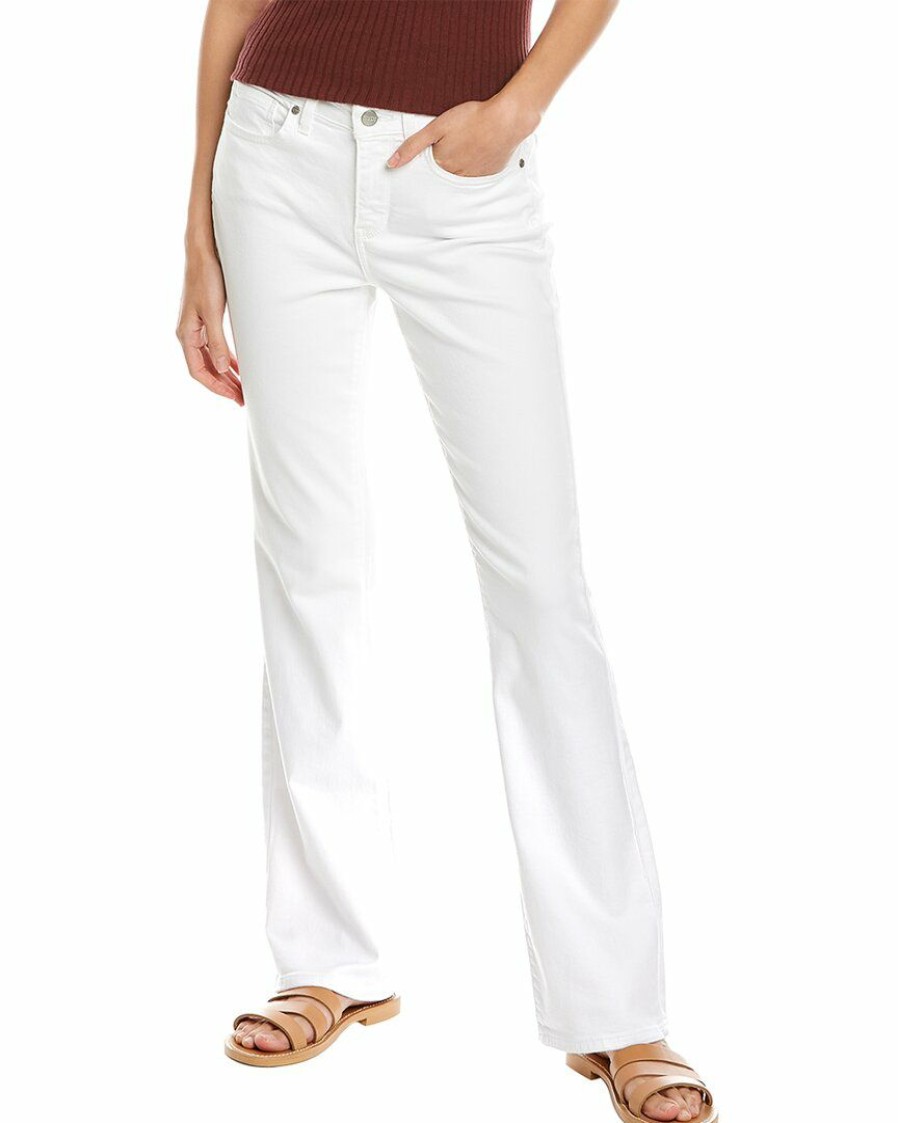 Jeans Nydj | Nydj Marilyn Optic White Straight Jean Women Jeans