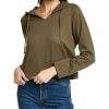 Sweaters & Knits Nydj | Nydj Cropped Hoodie Women Sweaters & Knits