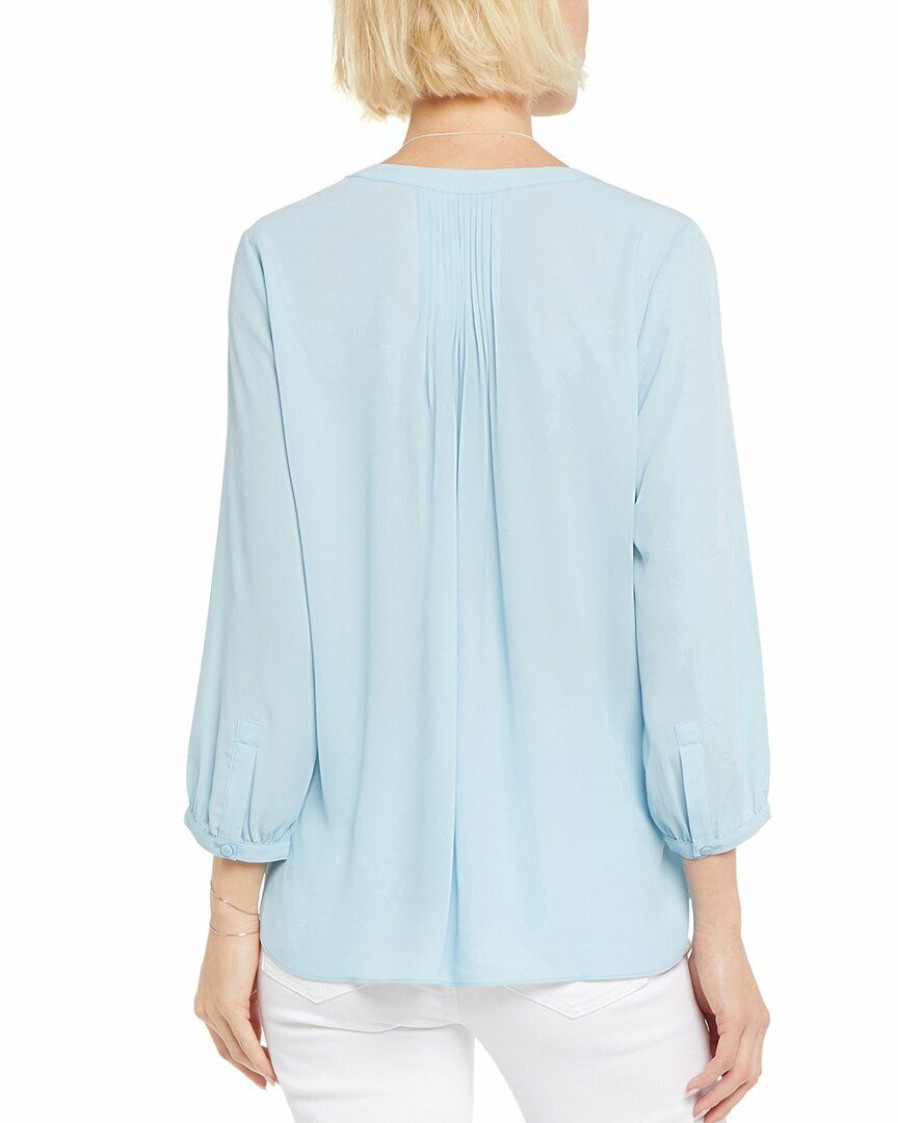 Tops Nydj | Nydj Pintuck Blouse Women Tops