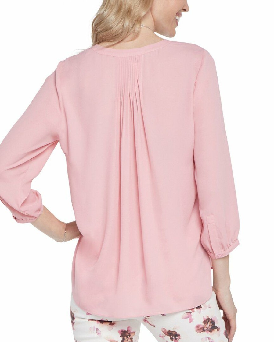 Tops Nydj | Nydj Pintuck Blouse Women Tops