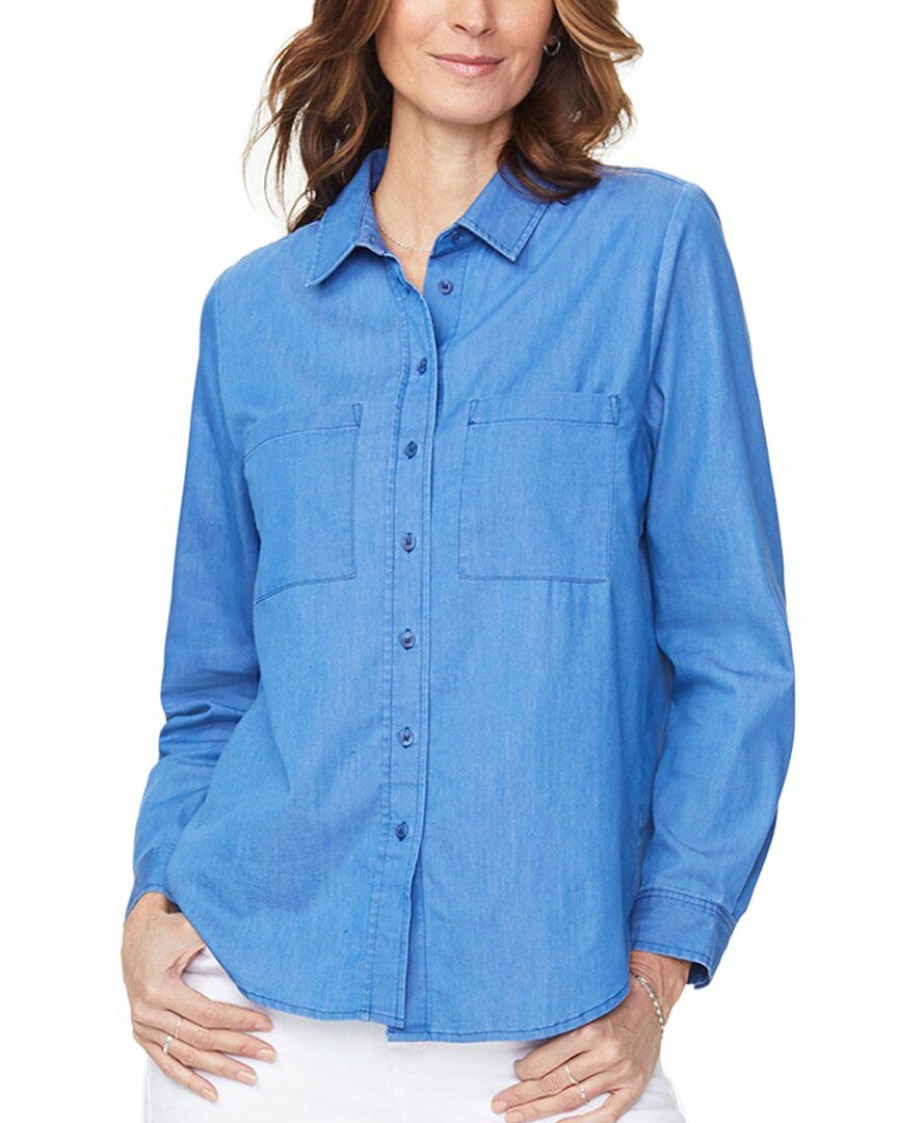 Tops Nydj | Nydj Utility Shirt Women Tops