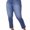 Jeans Nydj | Nydj Plus Sheri Alton Slim Straight Leg Jean Women Jeans