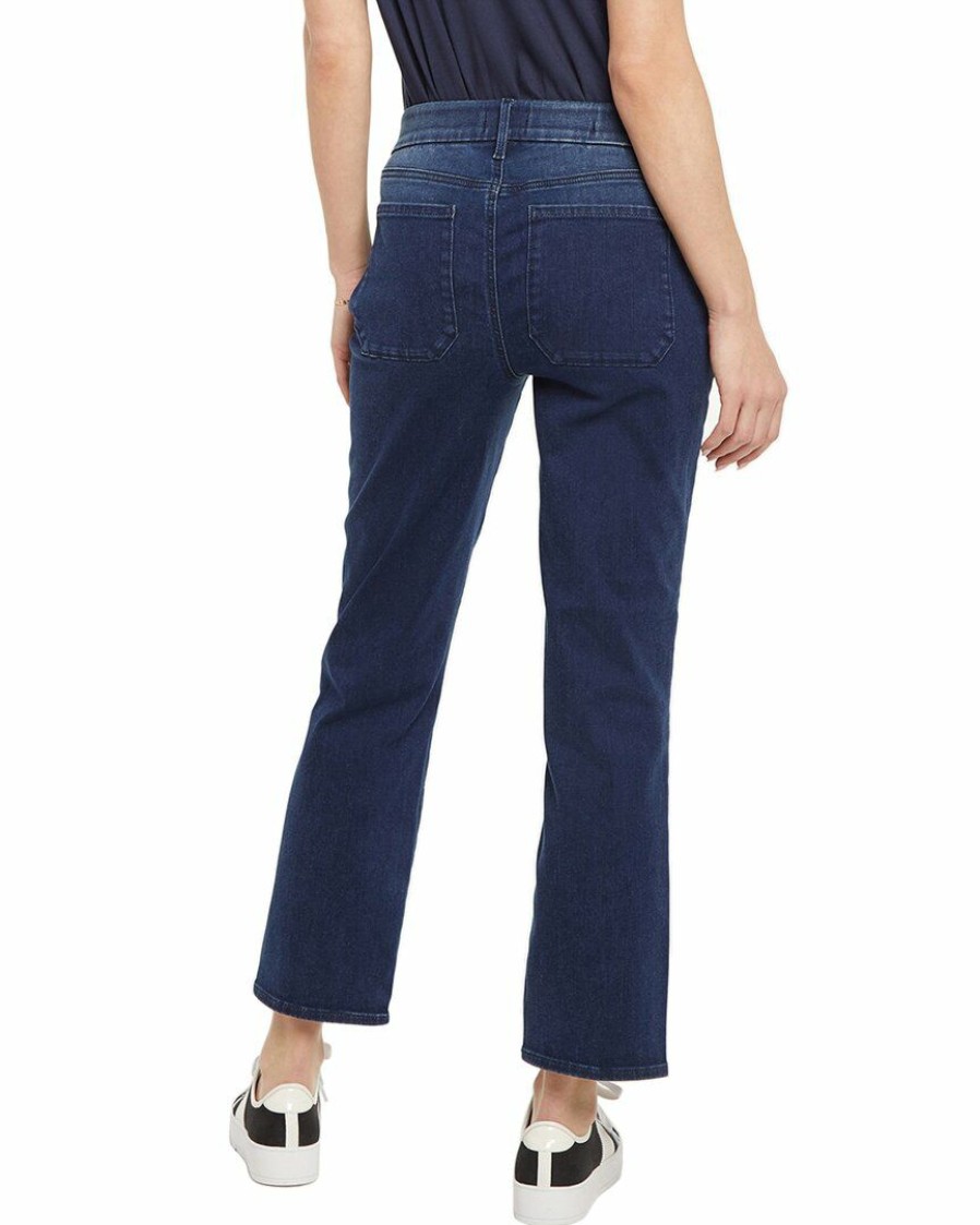 Jeans Nydj | Nydj Marilyn Waist Match Straight Ankle Jean Women Jeans