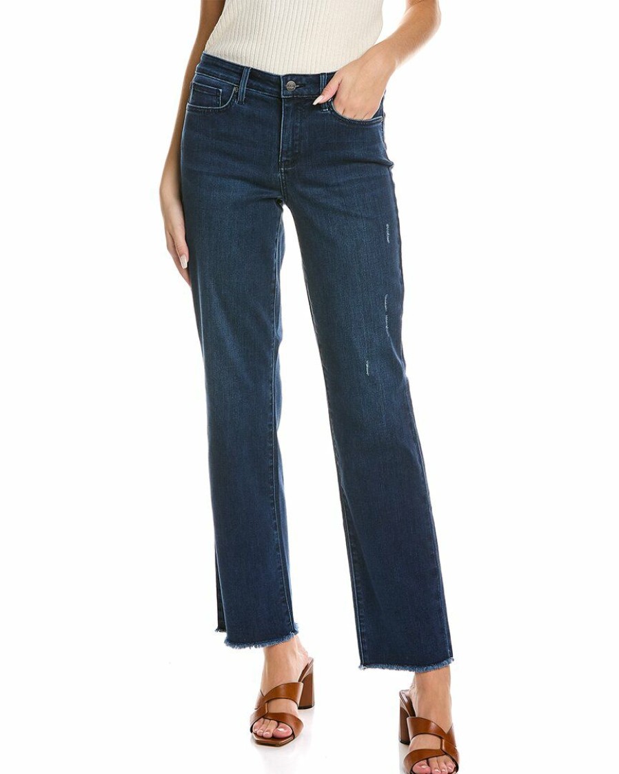 Jeans Nydj | Nydj Mid Rise Relaxed Straight Leg Jean Women Jeans