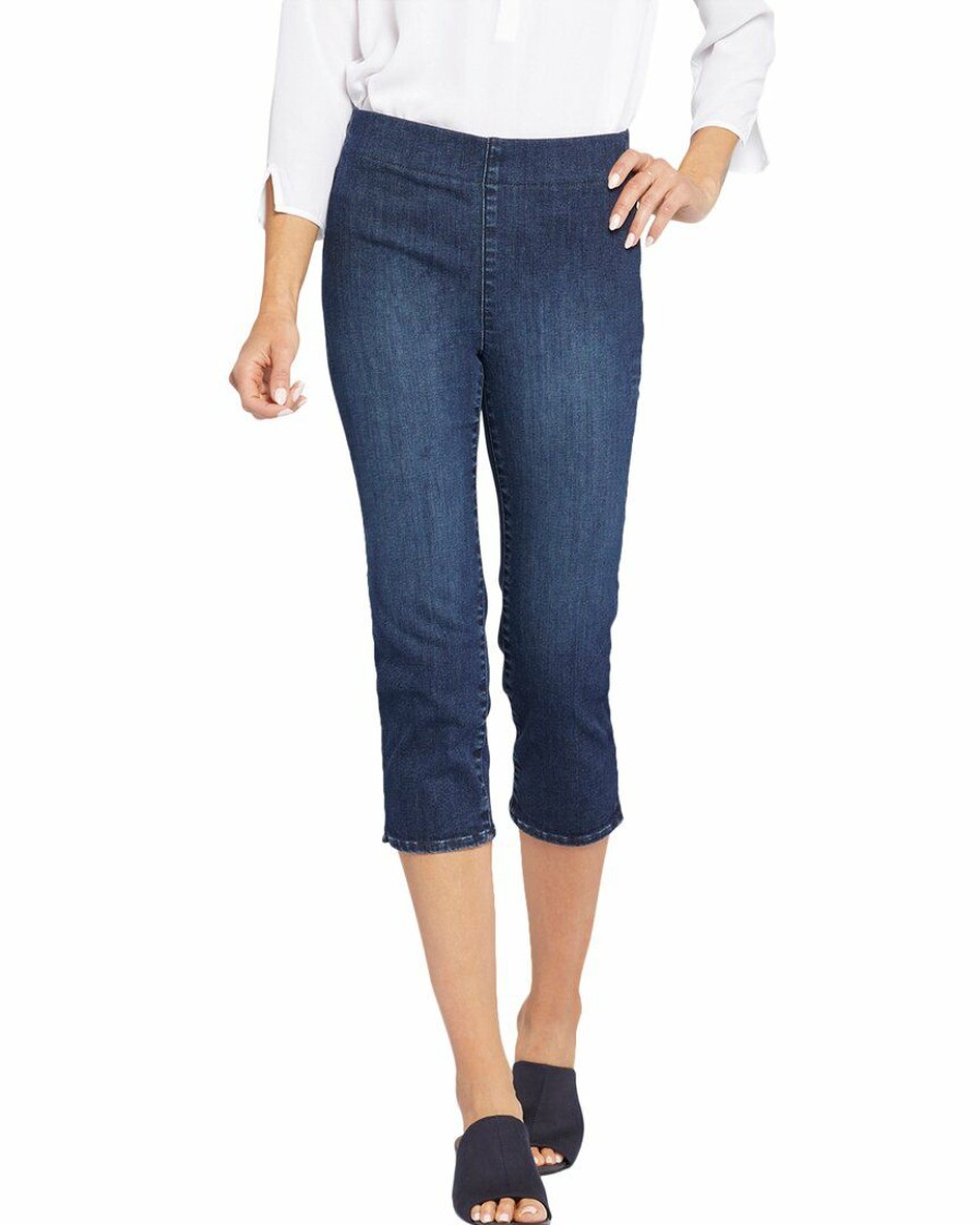 Jeans Nydj | Nydj Pull On Dakota Crop Jean Women Jeans