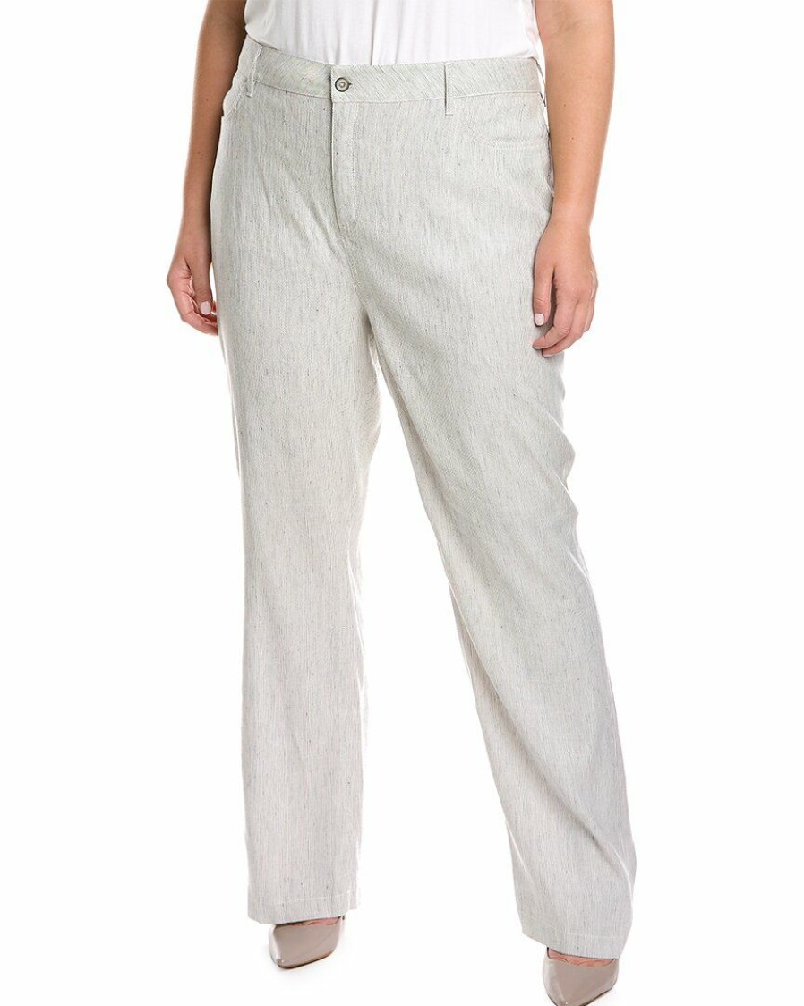 Pants Nydj | Nydj Linen-Blend Trouser Women Pants