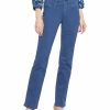 Jeans Nydj | Nydj Marilyn Deja Blue Straight Leg Jean Women Jeans