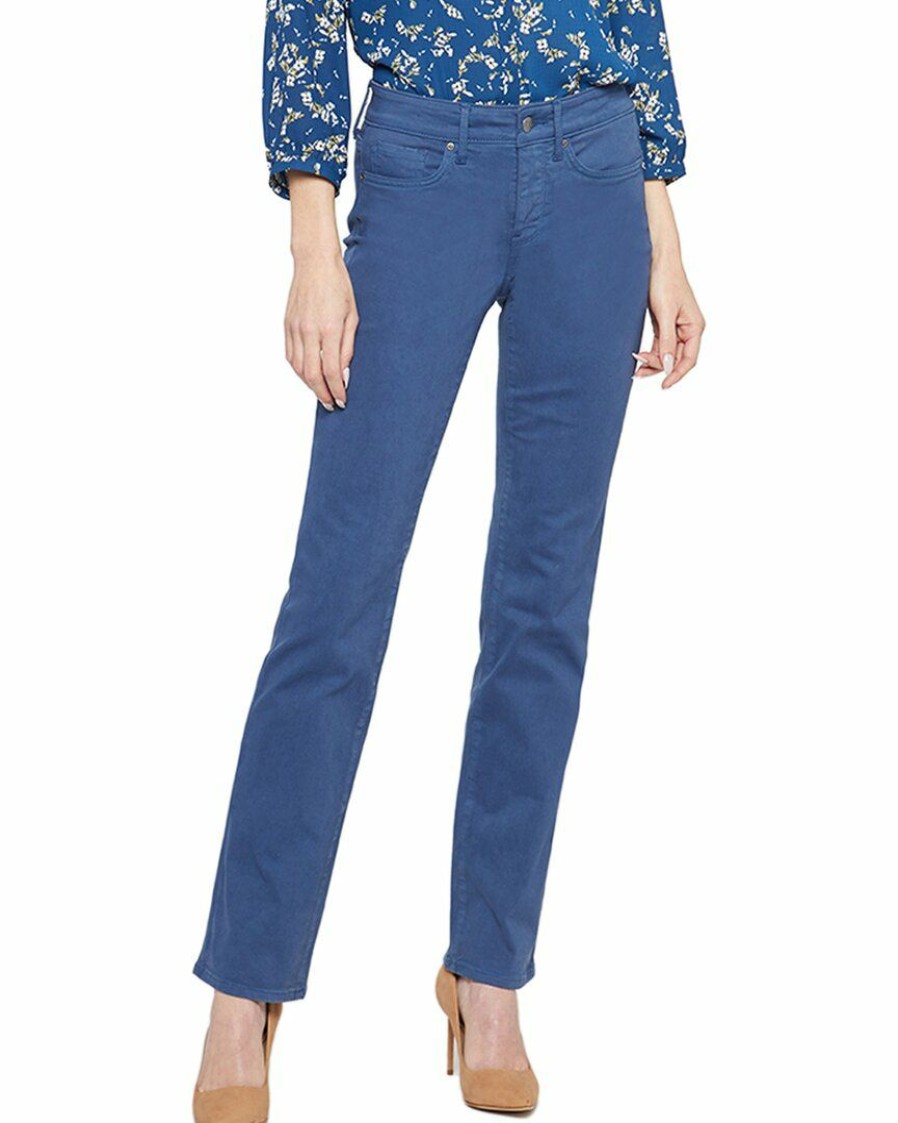 Jeans Nydj | Nydj Marilyn Deja Blue Straight Leg Jean Women Jeans