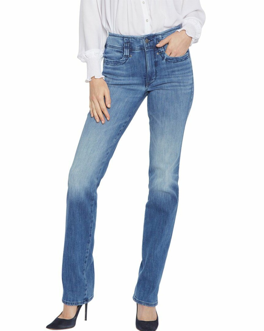 Jeans Nydj | Nydj Marilyn High-Rise Straight Jean Women Jeans