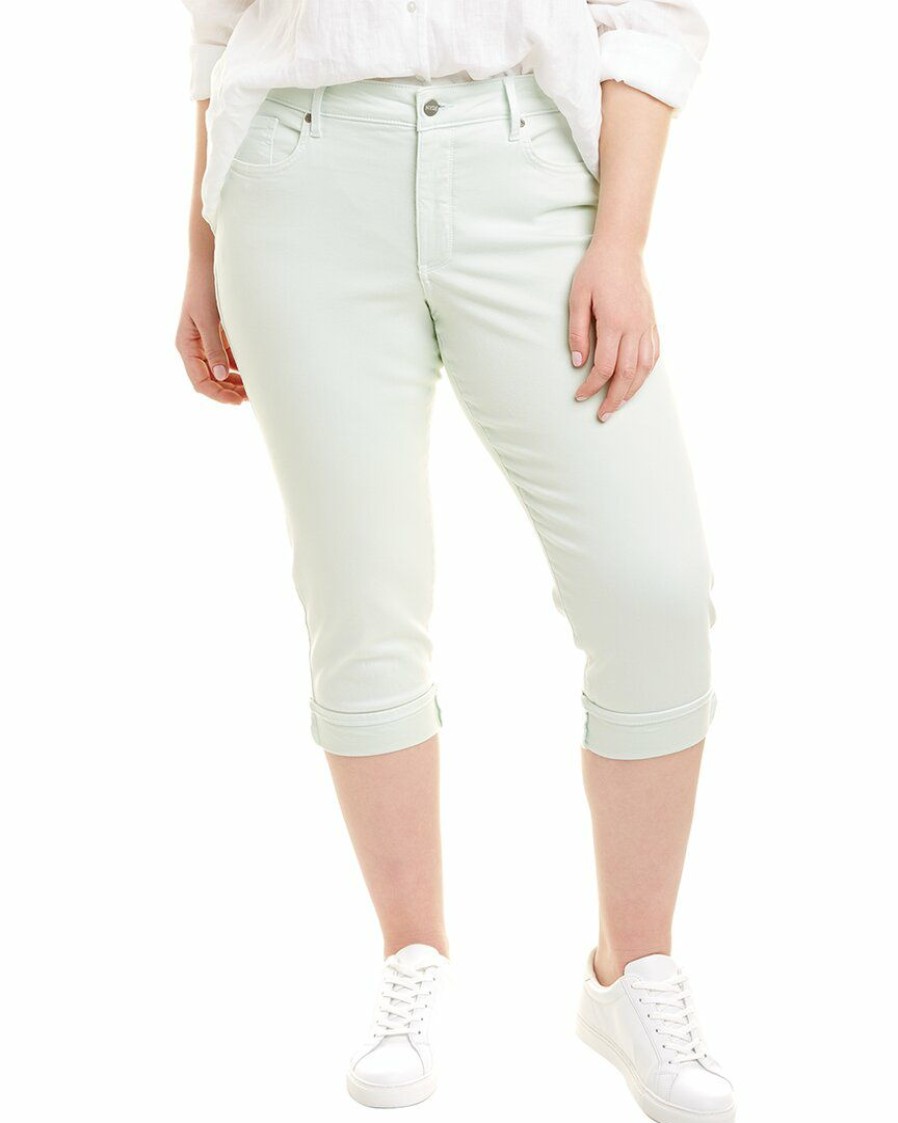 Jeans Nydj | Nydj Plus Marilyn Crop Cuff Pant Women Jeans