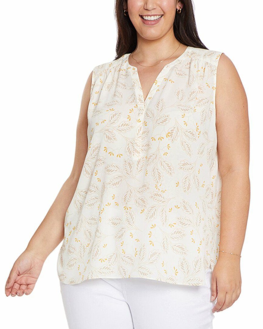 Tops Nydj | Nydj Perfect Blouse Women Tops