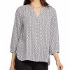 Tops Nydj | Nydj Pintuck Blouse Women Tops