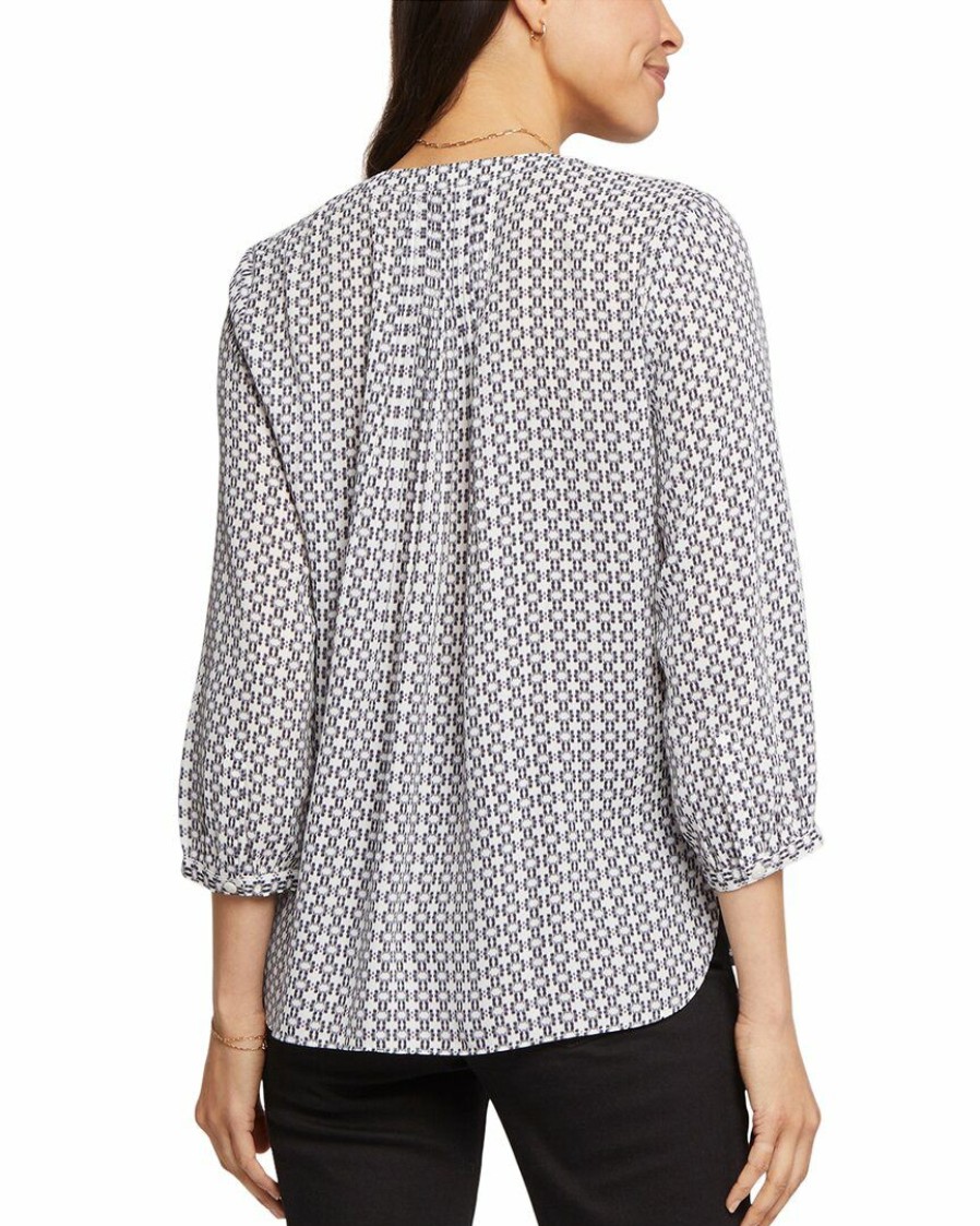 Tops Nydj | Nydj Pintuck Blouse Women Tops